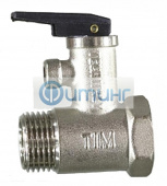 Предохранительный клапан для водонагревателя с ручкой 1/2 TiM (BL5812)
