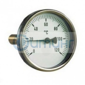 Термометр с гильзой 1/2" 120"С TiM Y-63A-50-120