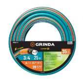 Шланг поливочный GRINDA PROLine EXPERT 5, 3/4 х 25м. (429007-3/4-25) пятислойный