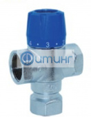 Термостатический клапан 3/4" TiM TMV811-03 синяя ручка