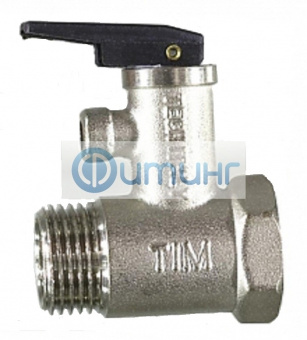 Предохранительный клапан для водонагревателя с ручкой 1/2 TIM BL5812